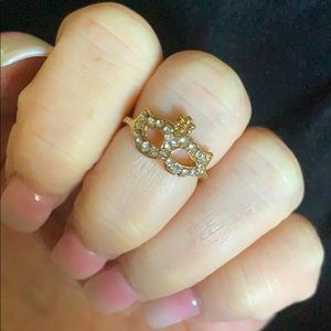 Masquerade Ball mask gold ring